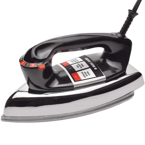 imagem-Ferro de Passar Roupas Black & Decker Automático Seco Preto VFA1110TM2 - 220V