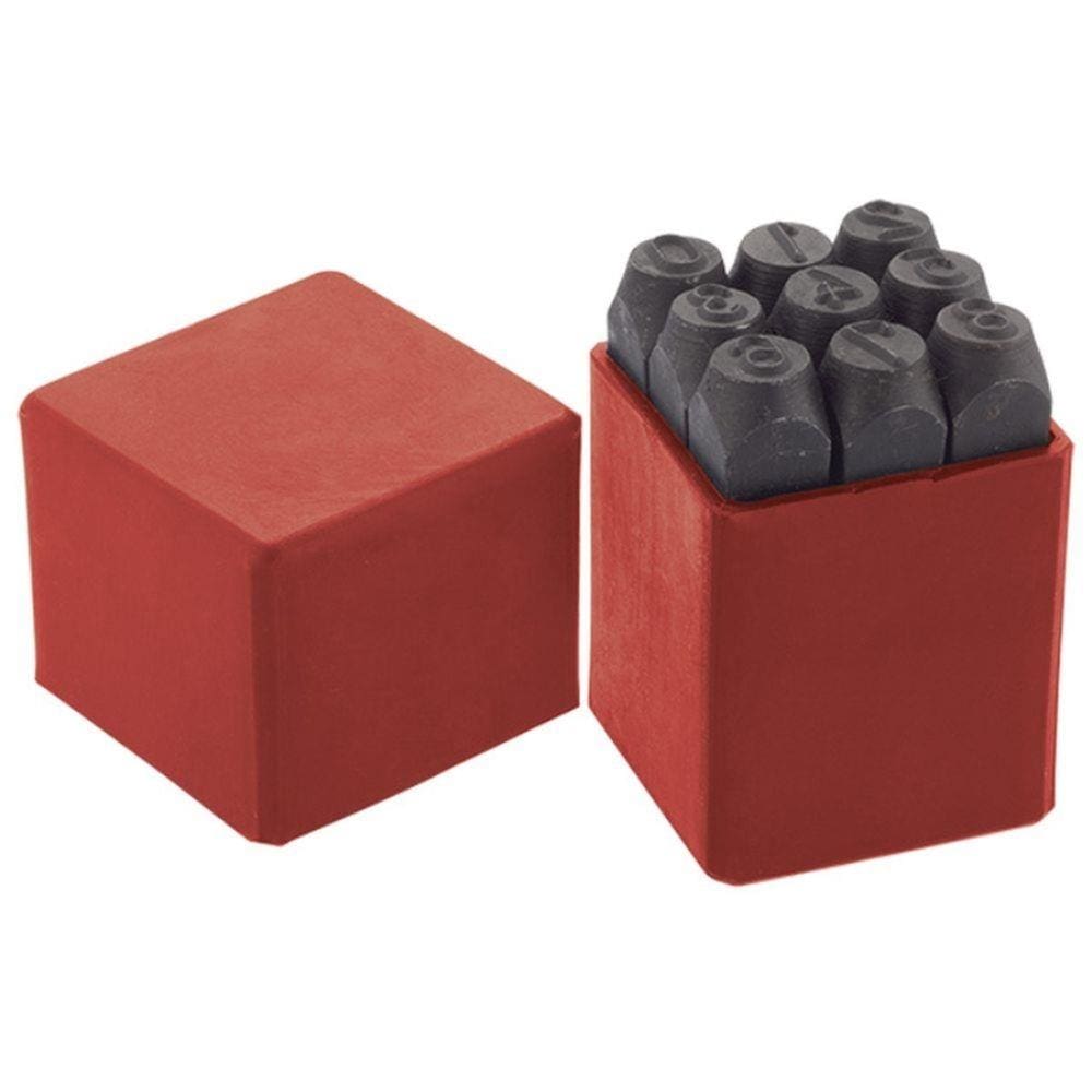 Jogo De Punção 8Mm Algarismo 0 9 5/16” - Worker