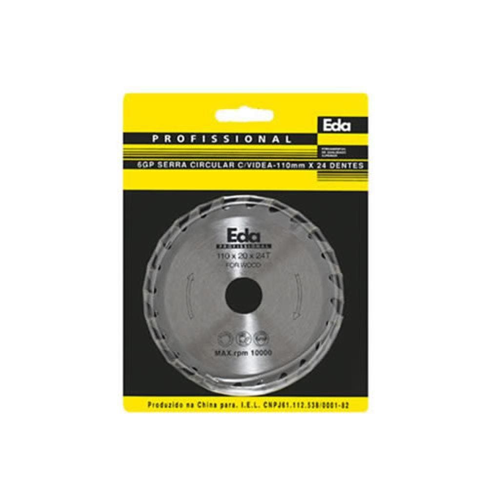 Serra Circular 110Mm X 24D Furo 20Mm 6Pg - Eda