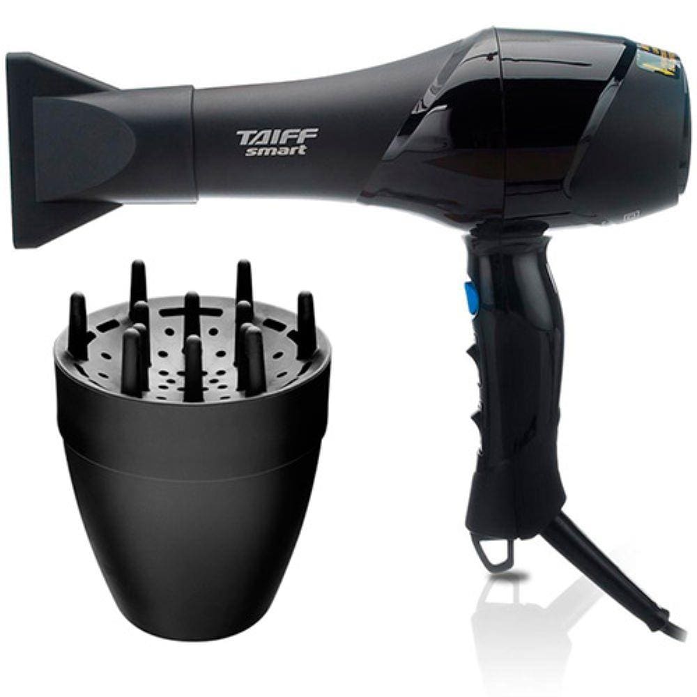 Secador de Cabelo Taiff Smart 1300W 127 Volts com Difusor de Cachos