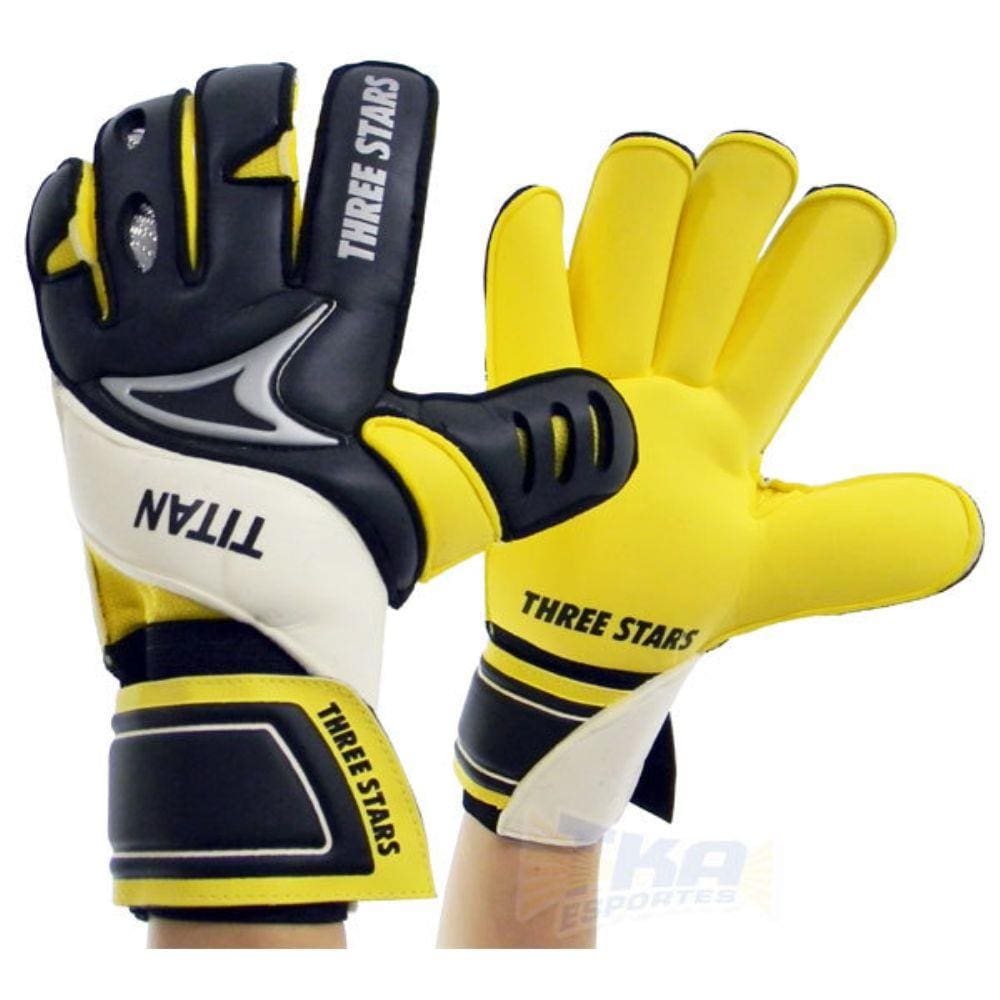 Luva Goleiro Three Stars Titan pto/amr - M