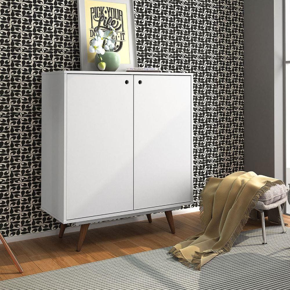 Sapateira Retrô 50 Olivar Branco Acetinado