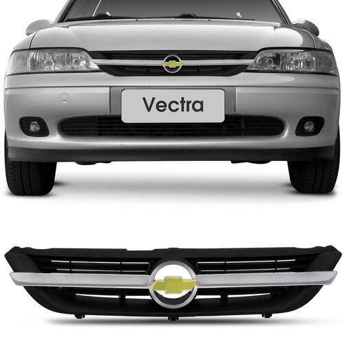 Grade Dianteira Vectra 97 a 05 Filete Cromado Emblema sem Tela Menor preço em Grade Dianteira Vectra 97 a 05 Filete Cromado Emblema sem Tela