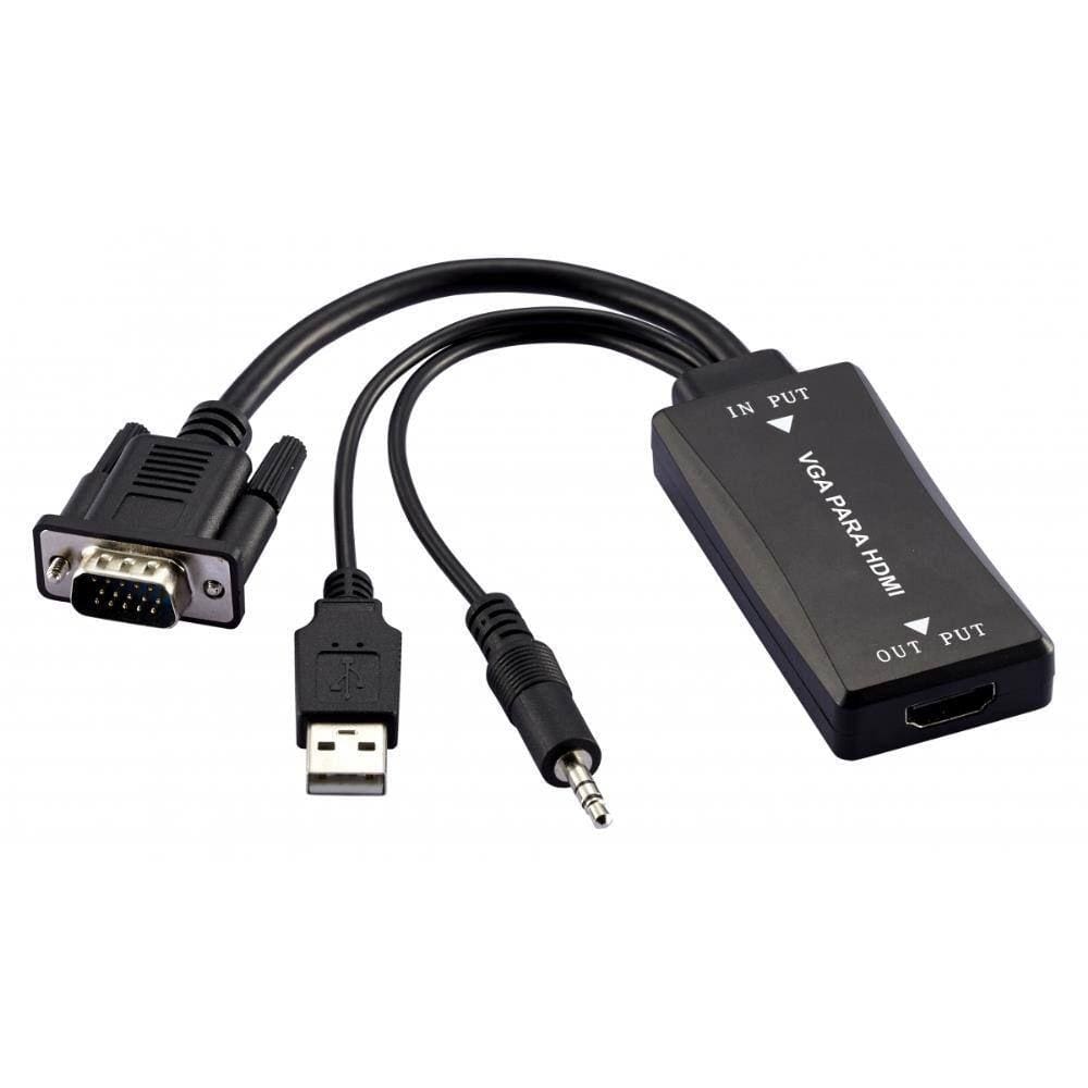 Conversor Vga M X Hdmi F C/ Audio Wi280