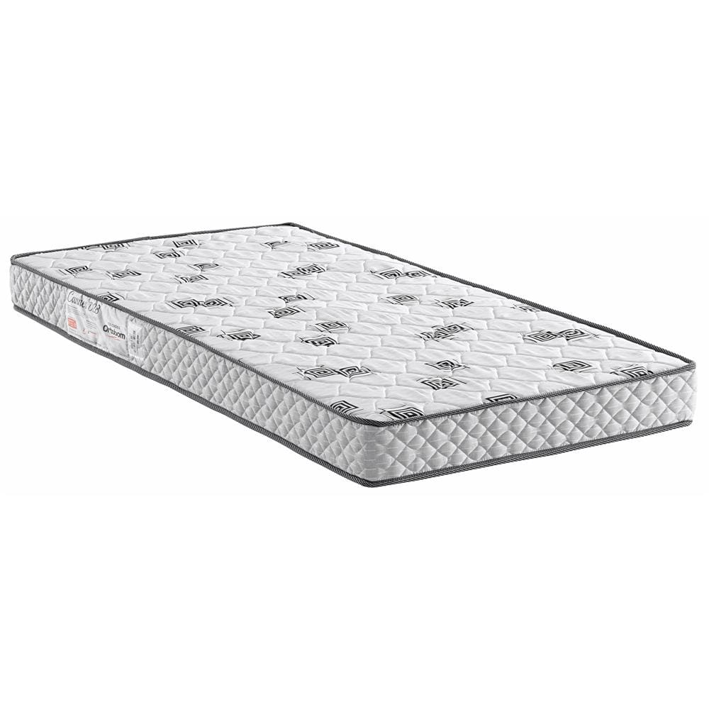 Colchão Solteiro Ortobom Cannes Espuma D28 14x88x188 cm - Cinza/Preto