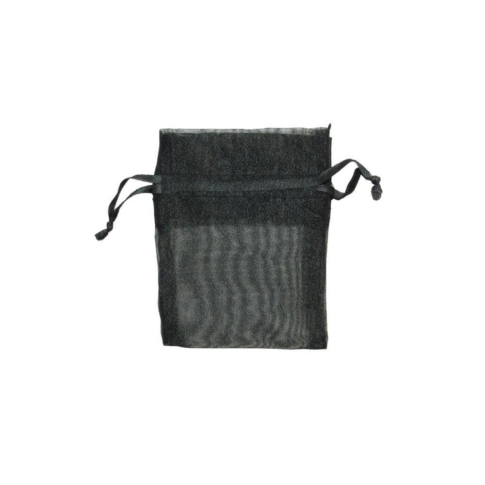 10 Saquinhos Organza 7x9 Mini Preto