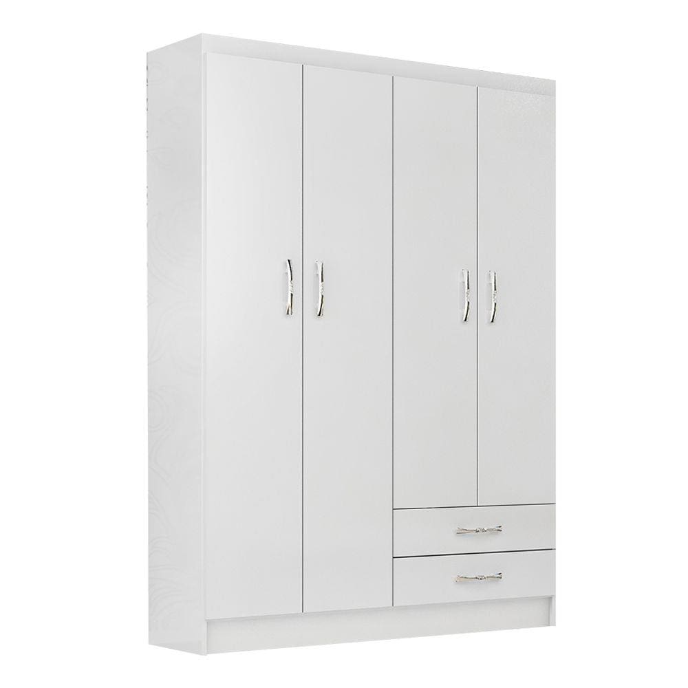 Guarda Roupa Solteiro Atalaia 4 Portas 2 Gavetas