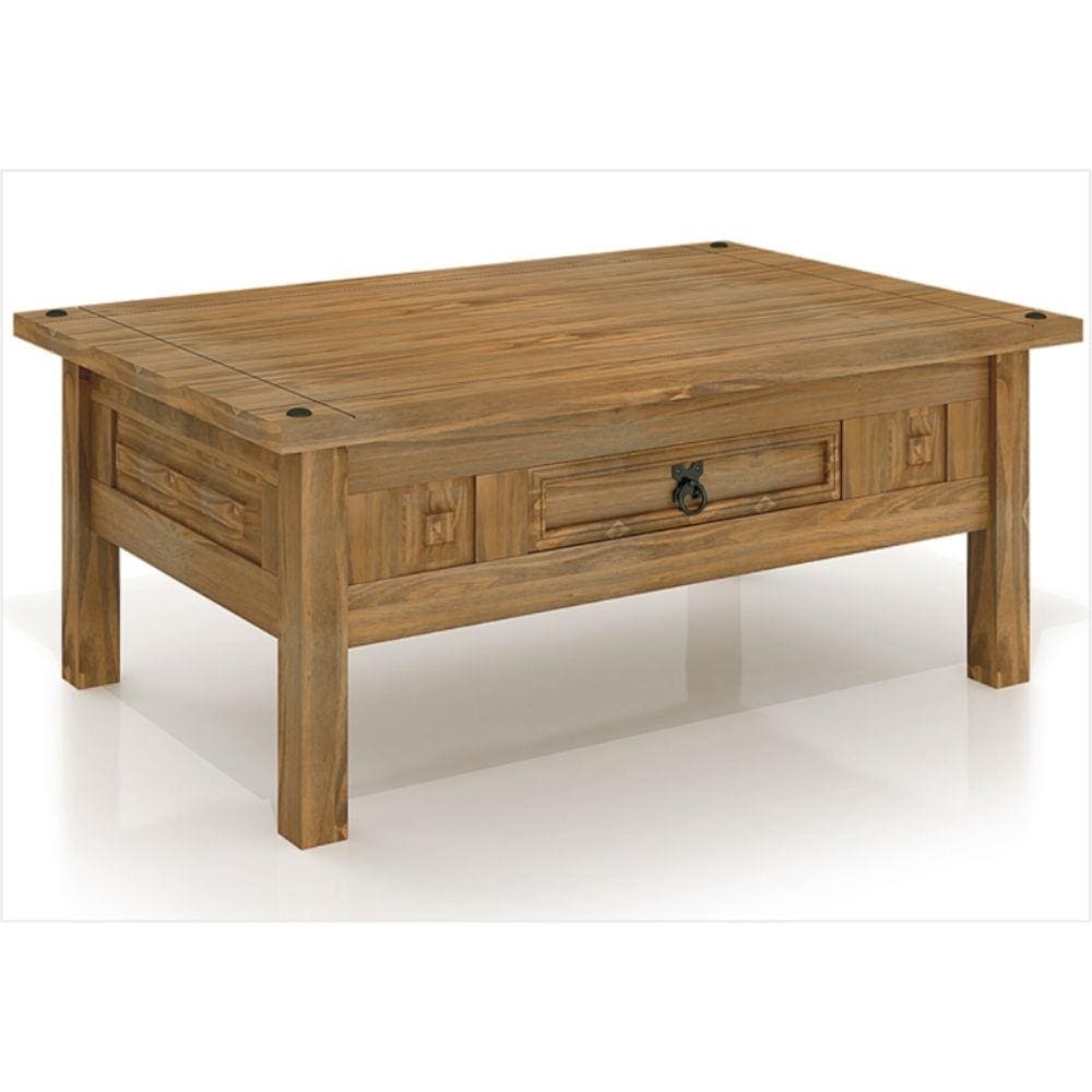 Mesa de Centro Imperial 8010 com 01 Gaveta Rustic - MPO
