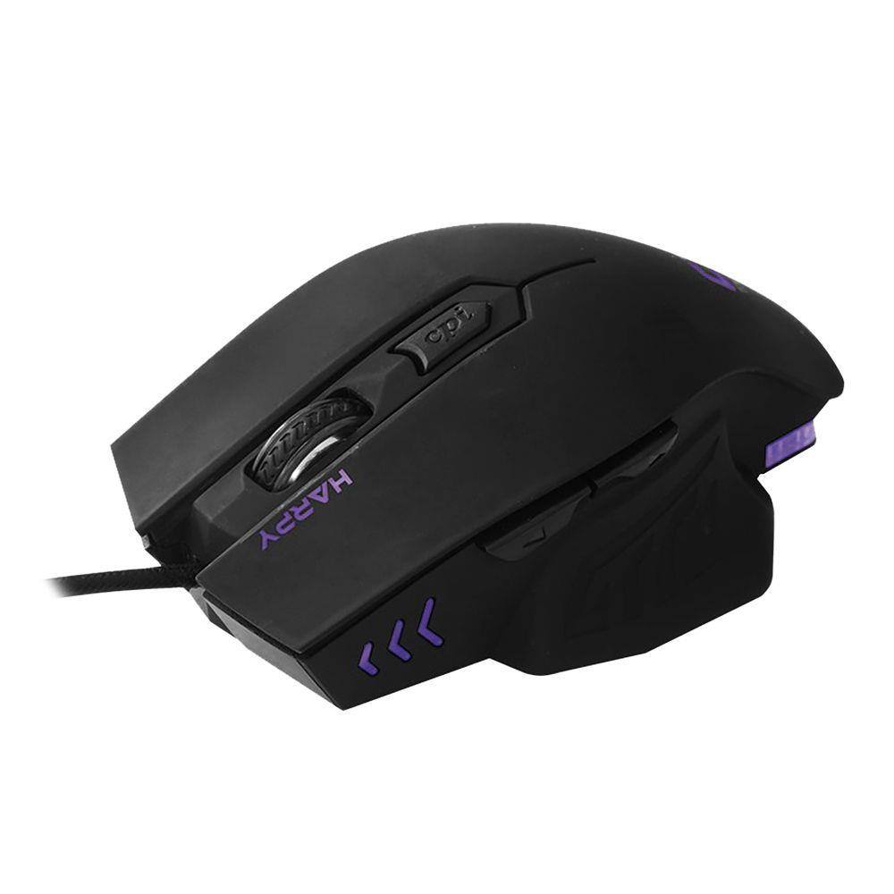 Mouse Gamer Optico C3 Tech Mg-100Bk Harpy Preto