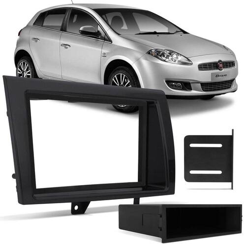 Moldura do Painel 2 Din 1 Din Fiat Bravo 2012 a 2016 Grafite Porta Objetos Encaixe Sob Medida Menor preço em Moldura do Painel 2 Din 1 Din Fiat Bravo 2012 a 2016 Grafite Porta Objetos Encaixe Sob Medida