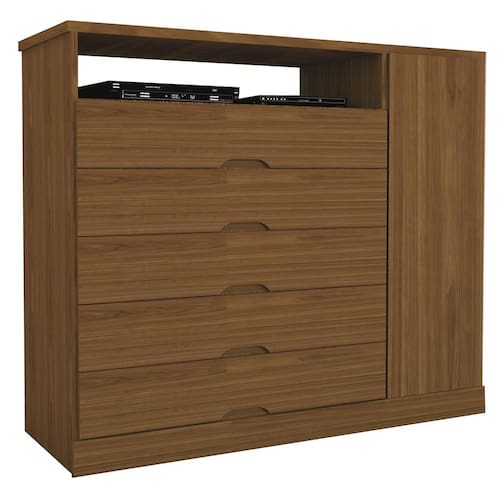 Cômoda Made Marcs Braga com 5 Gavetas e 1 Porta Menor preço em Cômoda Made Marcs Braga com 5 Gavetas e 1 Porta