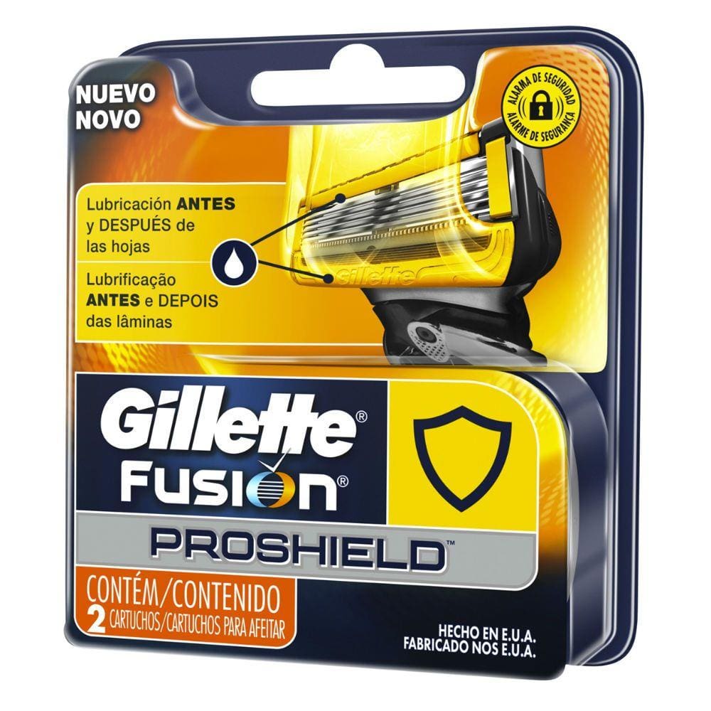 Carga Gillette Fusion Proshield 2 Unidades