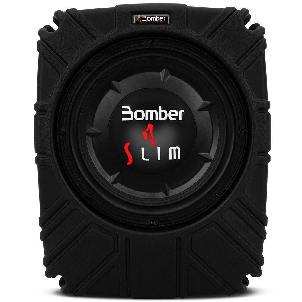 Caixa Passiva Bomber Slim Selada Subwoofer 10 Polegadas 200W RMS 4 Ohms