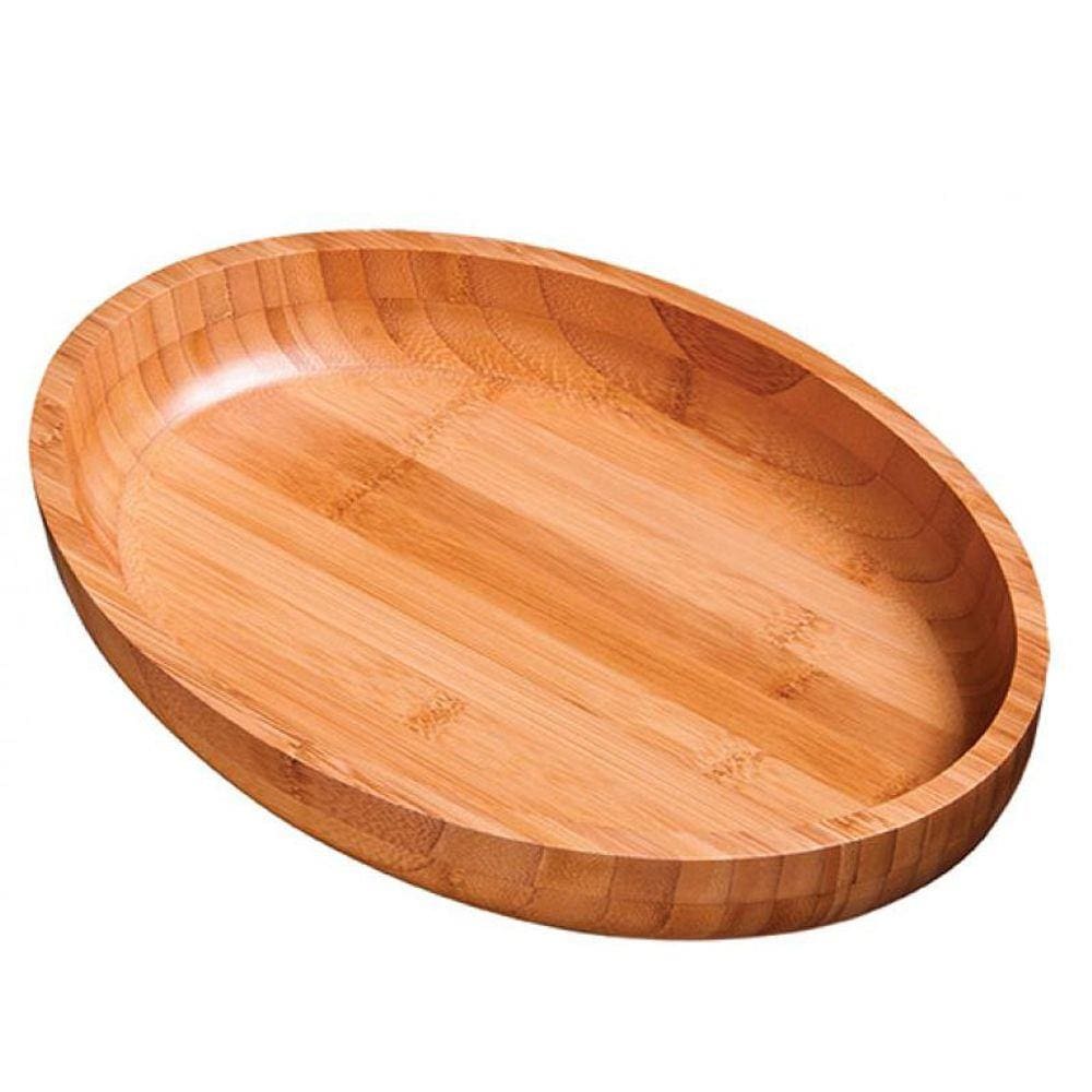 Gamela Oval em Bamboo 33x23cm 3362 - Mor