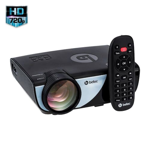 Mini Projetor Portatil Led - Betec BT836 - 1800 Lumens - HD Nativo - HDMI, VGA, AV, SD e USB é boa?