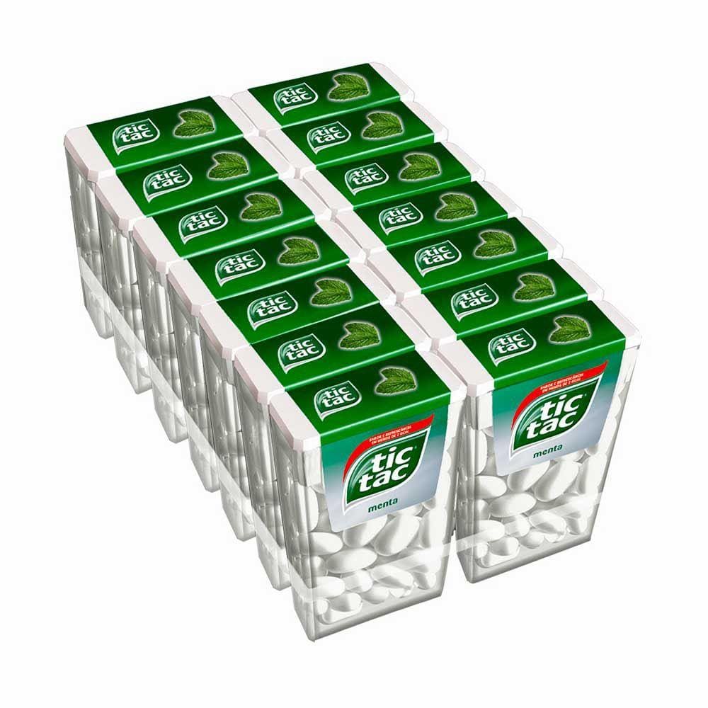 Pastilha Tic Tac Menta com 14 - Ferrero