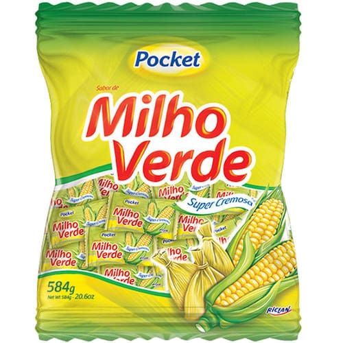 Bala Pocket Milho Verde 500g - Riclan