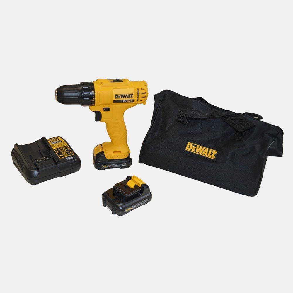 Furadeira e Parafusadeira 3/8\" 12V - 2 Baterias DCD700 C2-BR Dewalt /