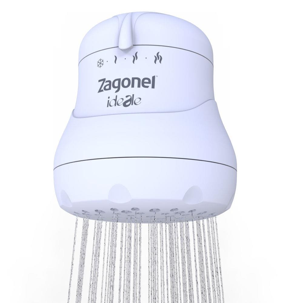 Chuveiro Eletrônico Multitemperatura Ideale 127v Zagonel Branco