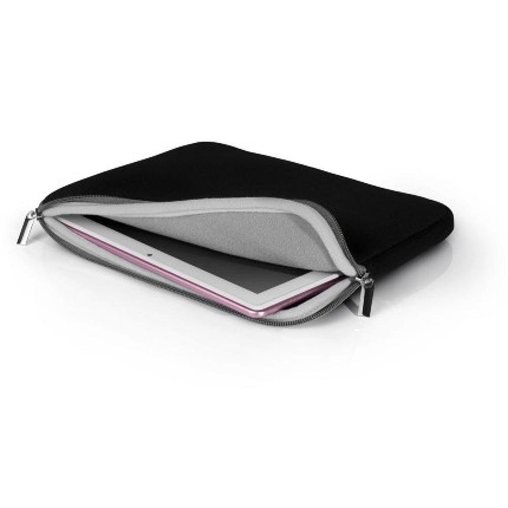 Case Neoprene Para Notebook Multilaser BO400 Até 15,6`` Polegadas - Preto/Cinza