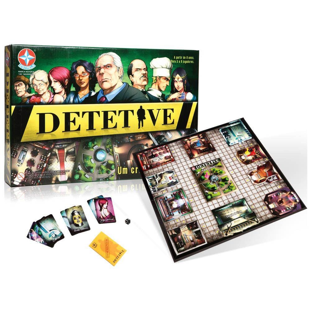 Jogo de tabuleiro: detetive em ação (jogo de encontrar itens, jogo de  velocidade, família juego, detetives