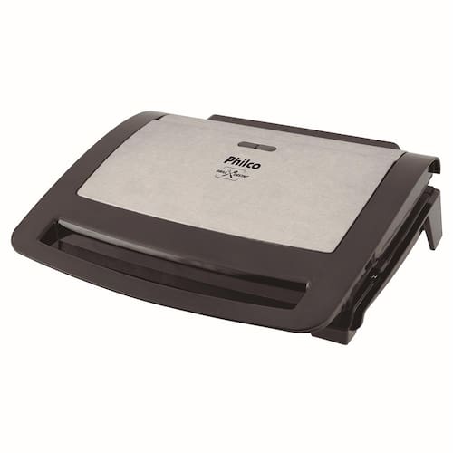 imagem-Grill Philco Destac - Preto/Prata - 220v