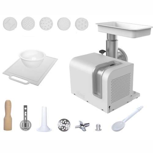 imagem-Cilindro Elétrico Moedor de Carne e Laminador de Biscoito - Branco - 220v