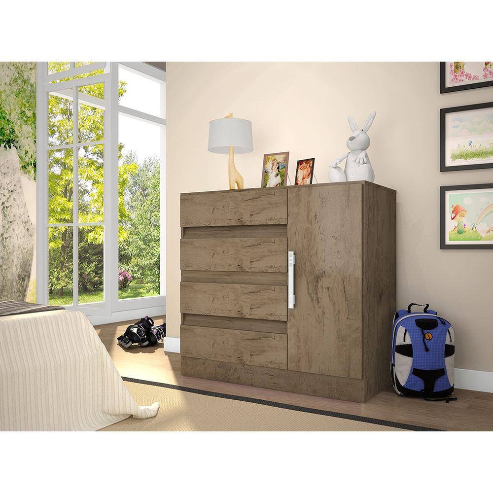 Cômoda 1 Porta e 4 Gavetas 8000 Demolição - Araplac