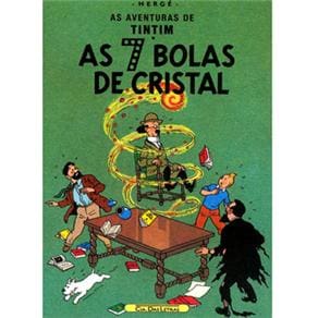 Livro - As Aventuras de Tintim: As 7 Bolas de Cristal