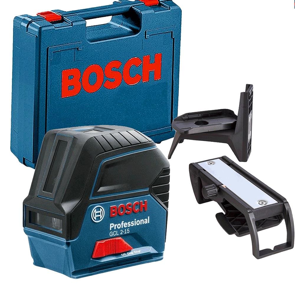 Nível A Laser De Linhas Em Cruz 15 Metros Gcl 2-15 - 0 601 066 E02 - Bosch