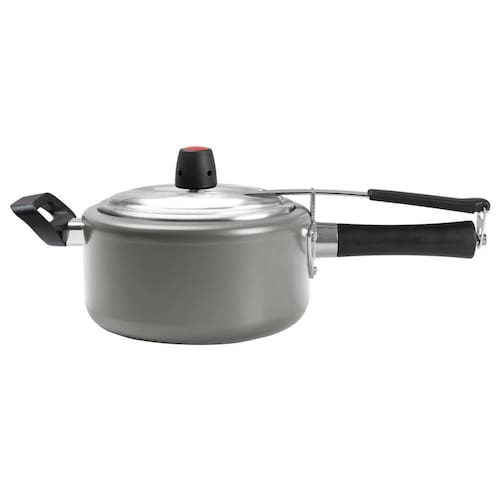 imagem-Panela de Pressão Brinox Vapt em Alumínio com Revestimento Antiaderente Prata – 3 L