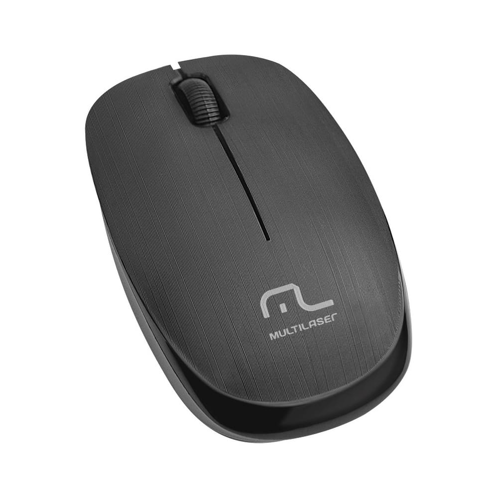 Mouse Sem Fio Multilaser 2.4 Ghz 1200 Dpi Usb Preto - Mo251