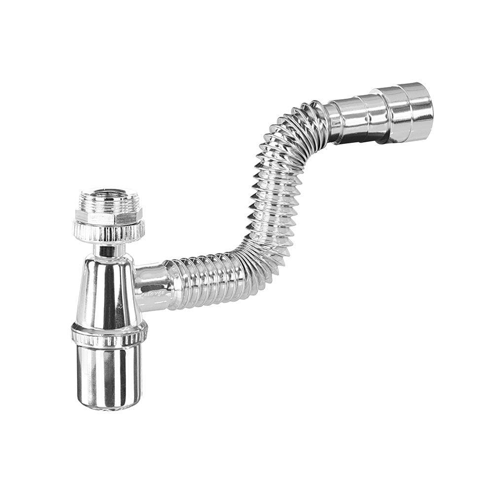 Sifão Universal Cromado com copo externo VSP350 - Esteves