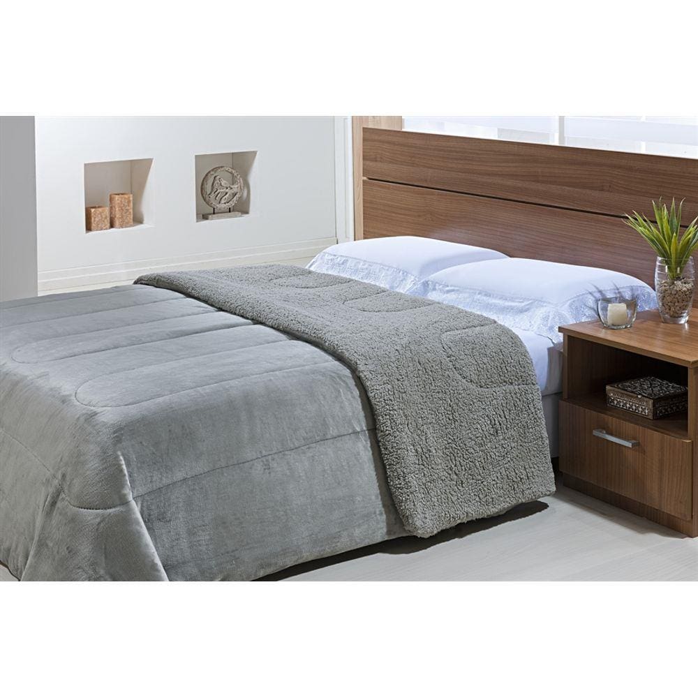 Edredom Queen 2,20 x 2,40 Capetown Prata Niazitex