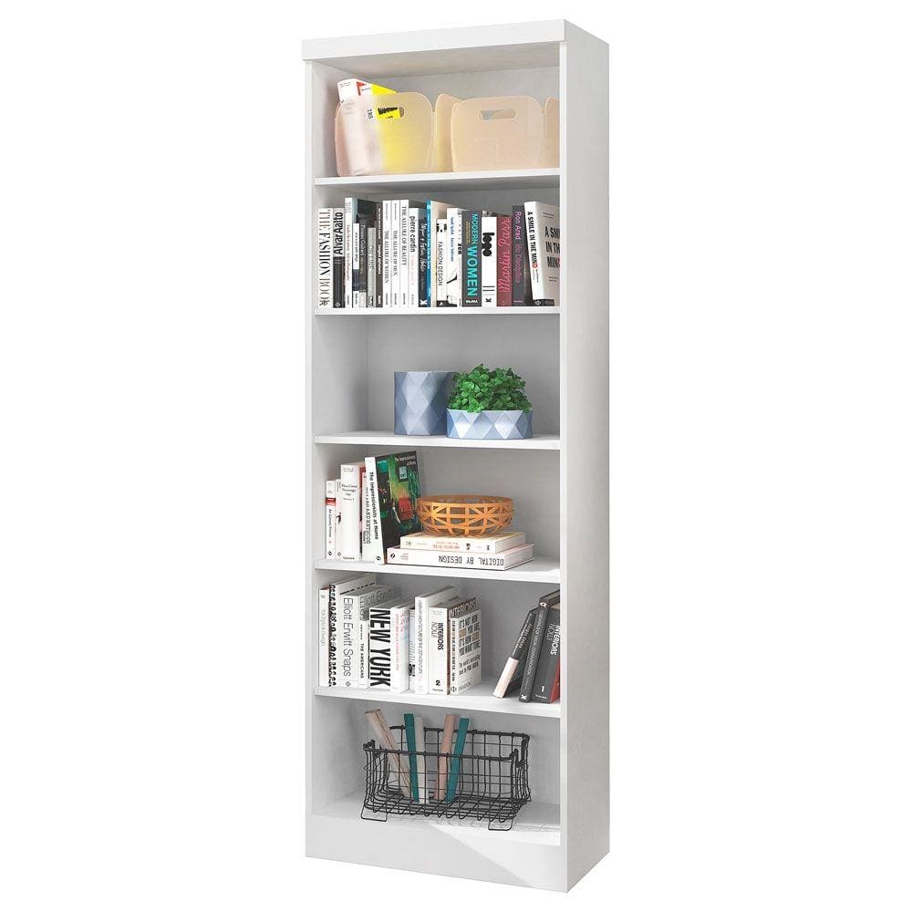 Livreiro 61 x 183cm c/ 5 Prateleiras - Qmovi Linus 1404