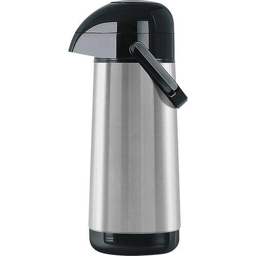 Garrafa Térmica de Pressão 1L Lumina Premium Termolar Prata Menor preço em Garrafa Térmica de Pressão 1L Lumina Premium Termolar Prata