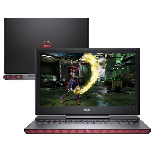 imagem-Notebook Gamer Dell NVIDIA GeForce GTX 1050Ti Core i7-7700HQ 8GB 1TB Tela Full HD 15.6” Windows 10 Inspiron I15-7567-A20P