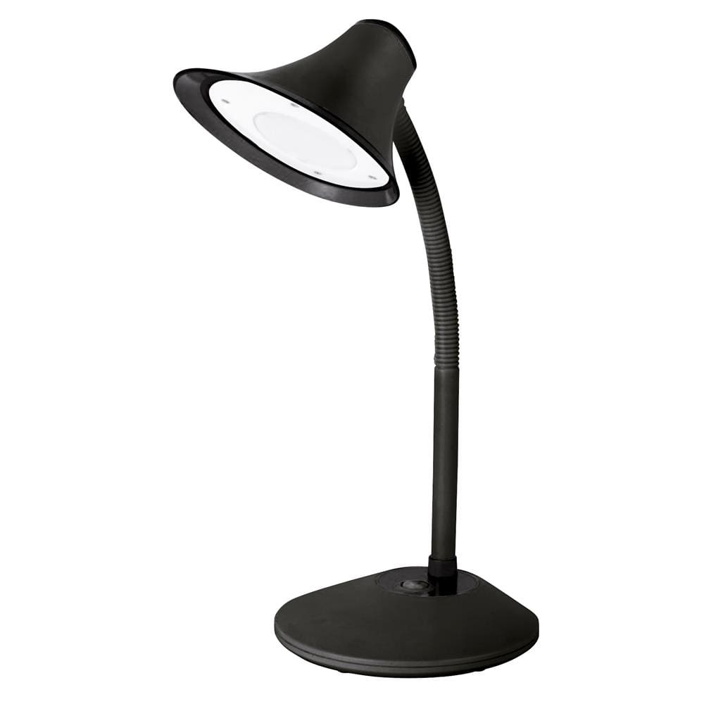 Luminaria mesa taschibra articulavel led preta Extra