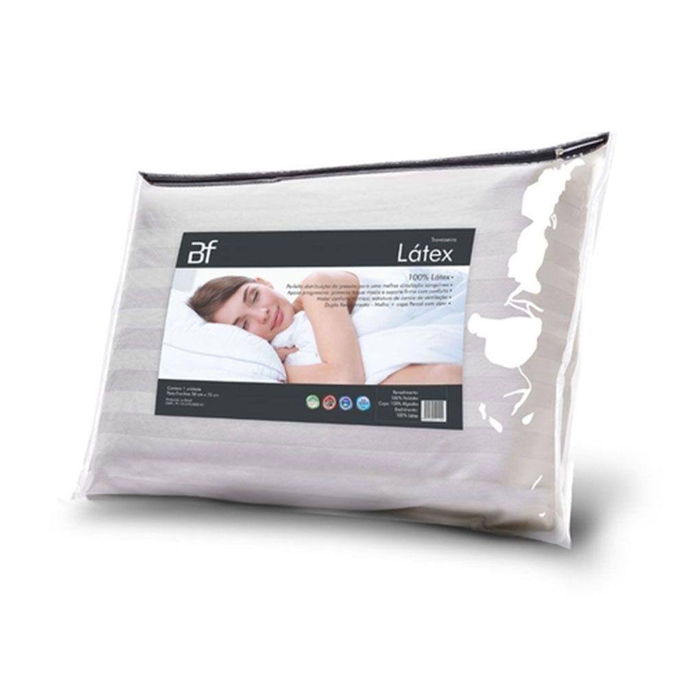 Travesseiro 100% Látex Natural 50x70cm com Capa 400 Fios