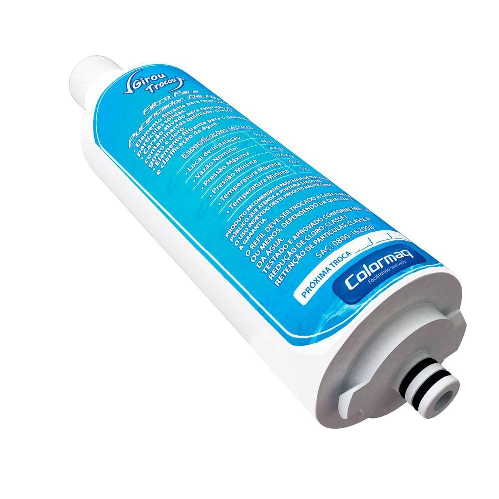 Refil Filtro Para Purificador Colormaq