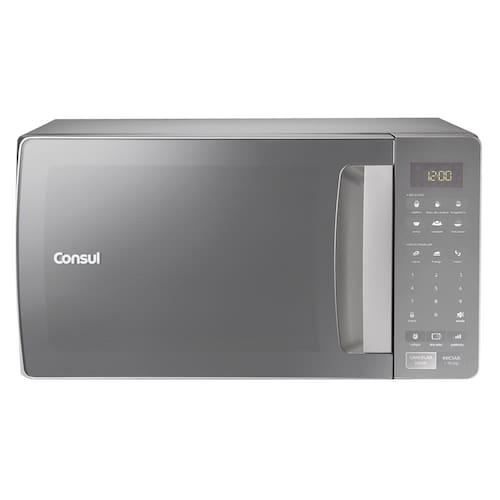 imagem-Forno de Micro-ondas Consul CMS45AR com Função Descongelar Inox Espelhado - 32 Litros - 127V