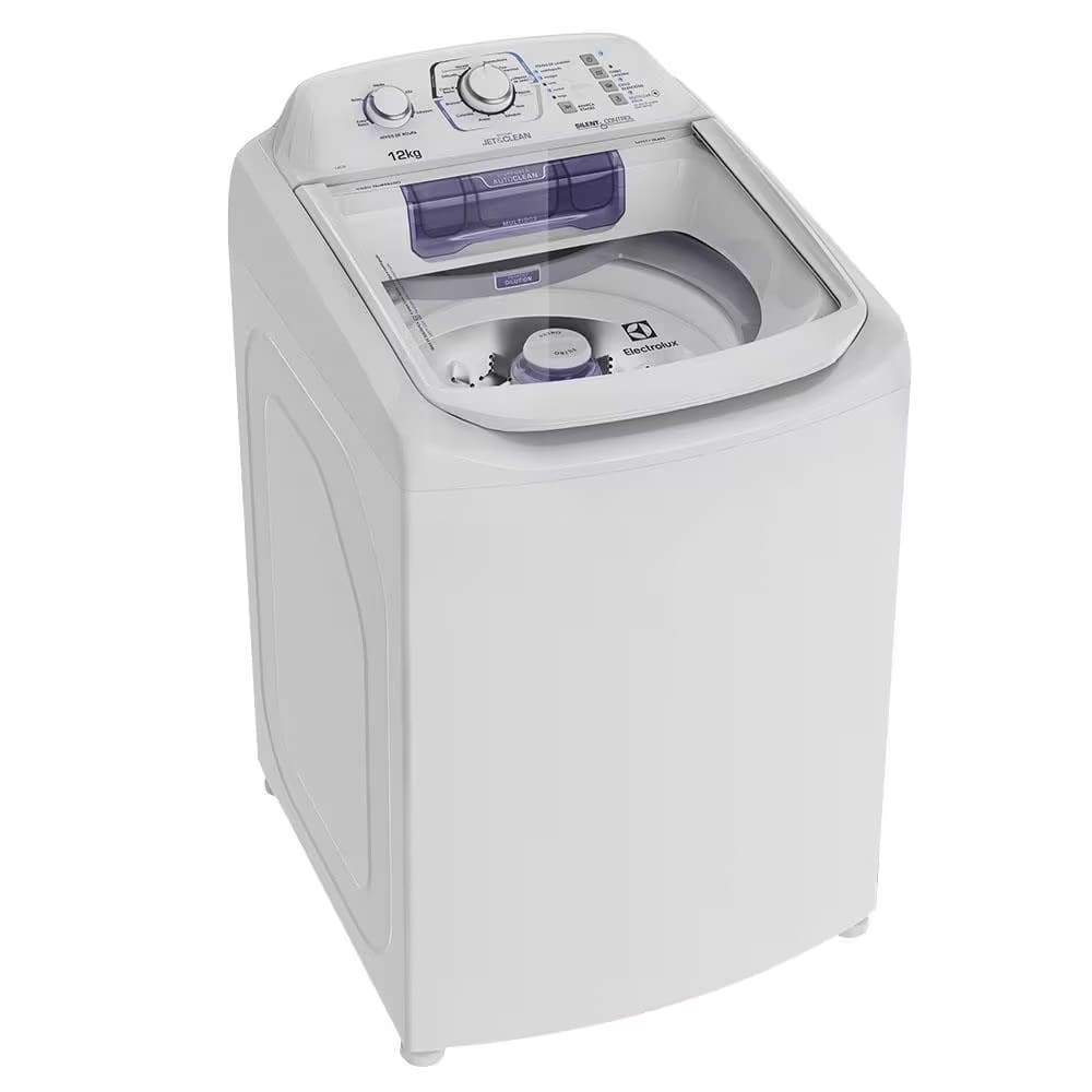 Lavadora de Roupas Electrolux LAC12 Branca com Turbo Economia, Silenciosa, Cesto Inox e Tecnologia Jet&Clean - 12kg