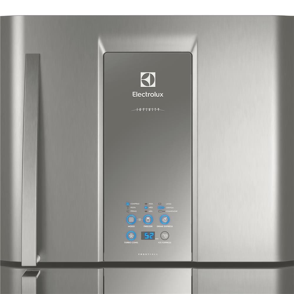Geladeira Electrolux Infinity DF82X Frost Free | Extra