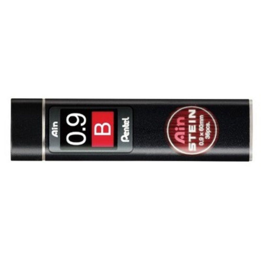 Pentel -grafite Ain Stein 0,9mm B - Tubo Com 36 Grafites
