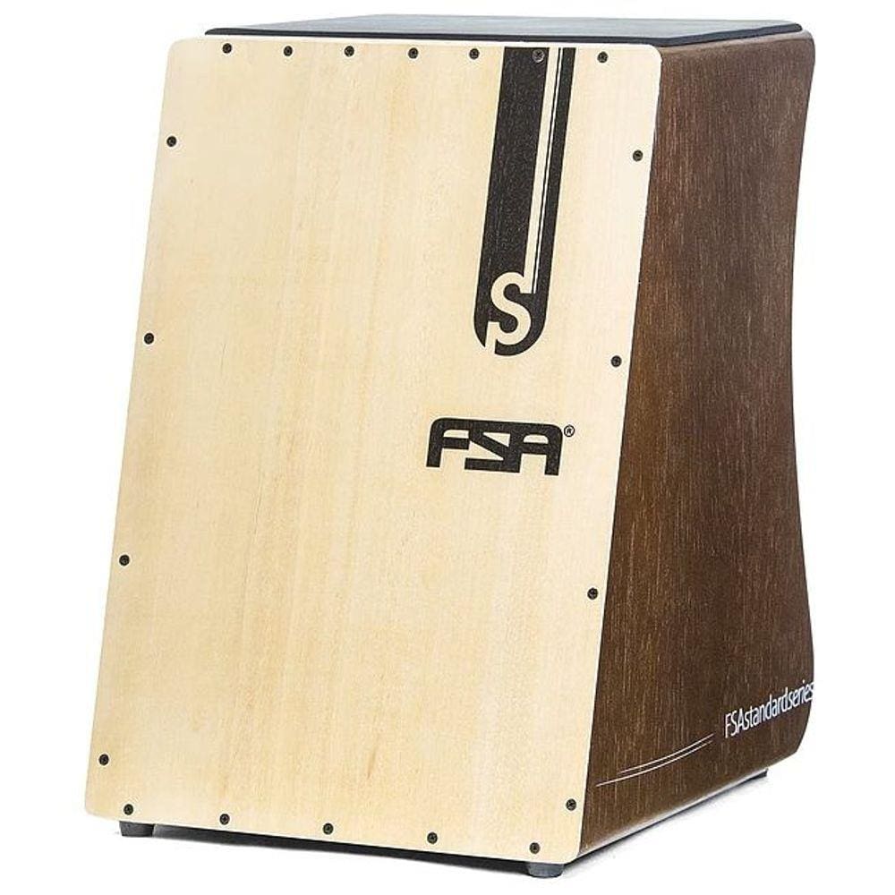 Cajon Fsa Inclinado Standard Tabaco Elétrico De Dupla Captação Fs2508