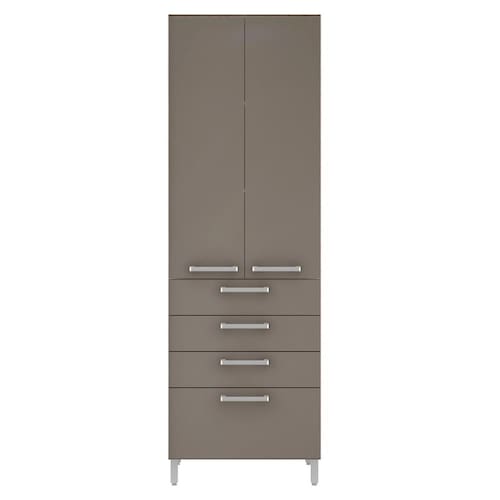 Paneleiro Duplo Bartira Topázio com 2 Portas, 4 Gavetas e 2 Prateleiras - 70,5cm de largura Menor preço em Paneleiro Duplo Bartira Topázio com 2 Portas, 4 Gavetas e 2 Prateleiras - 70,5cm de largura