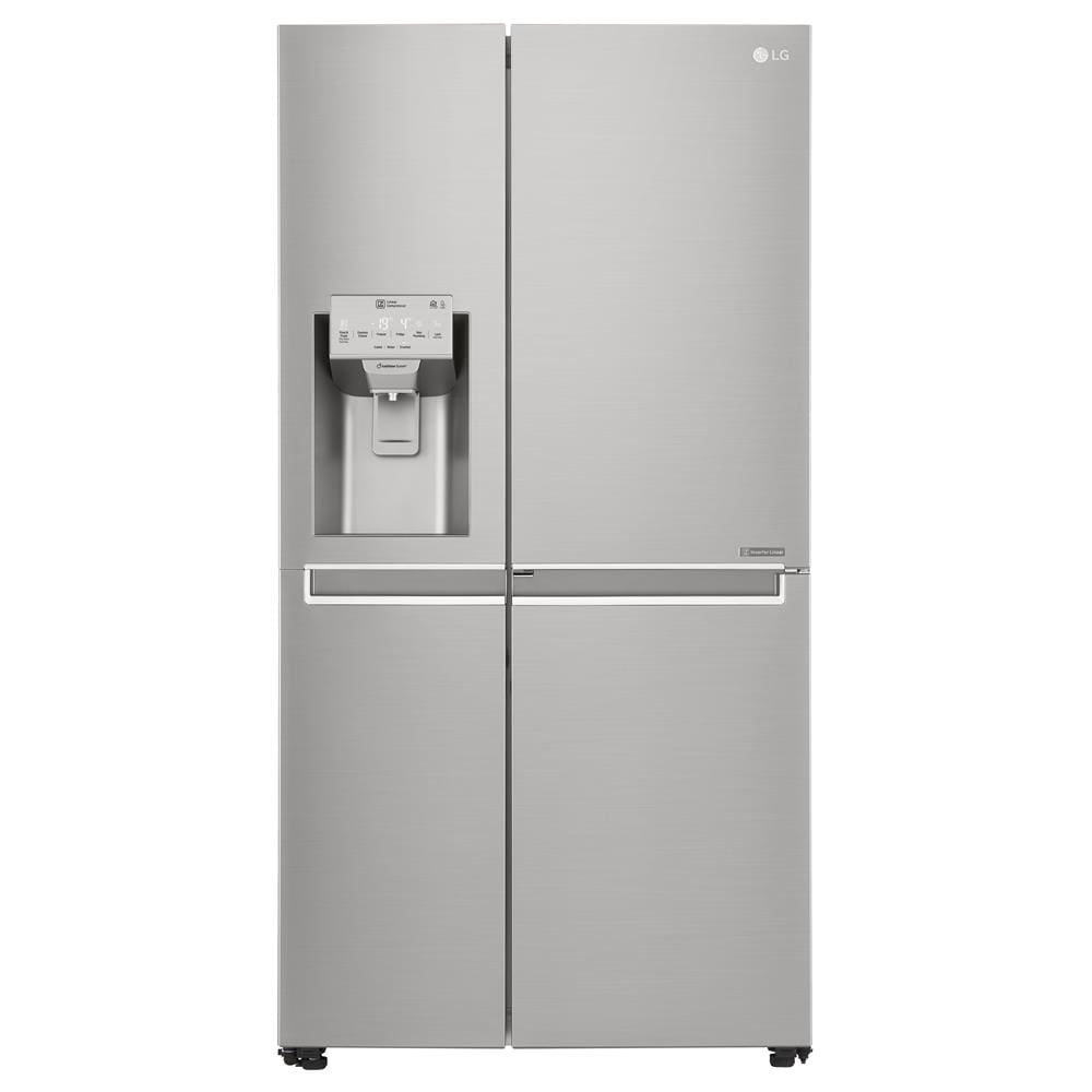 Geladeira LG Side by Side GS65SDN New Lancaster com Painel Touch 601L - Inox