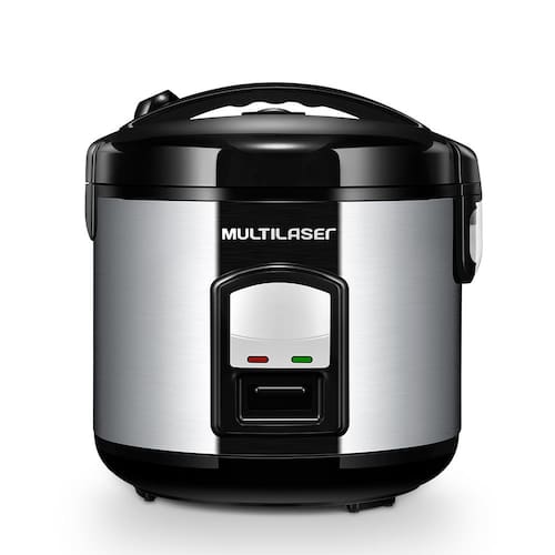 Panela de Arroz Eletrica Gourmet de Inox 220V Multilaser - CE06 Menor preço em Panela de Arroz Eletrica Gourmet de Inox 220V Multilaser - CE06