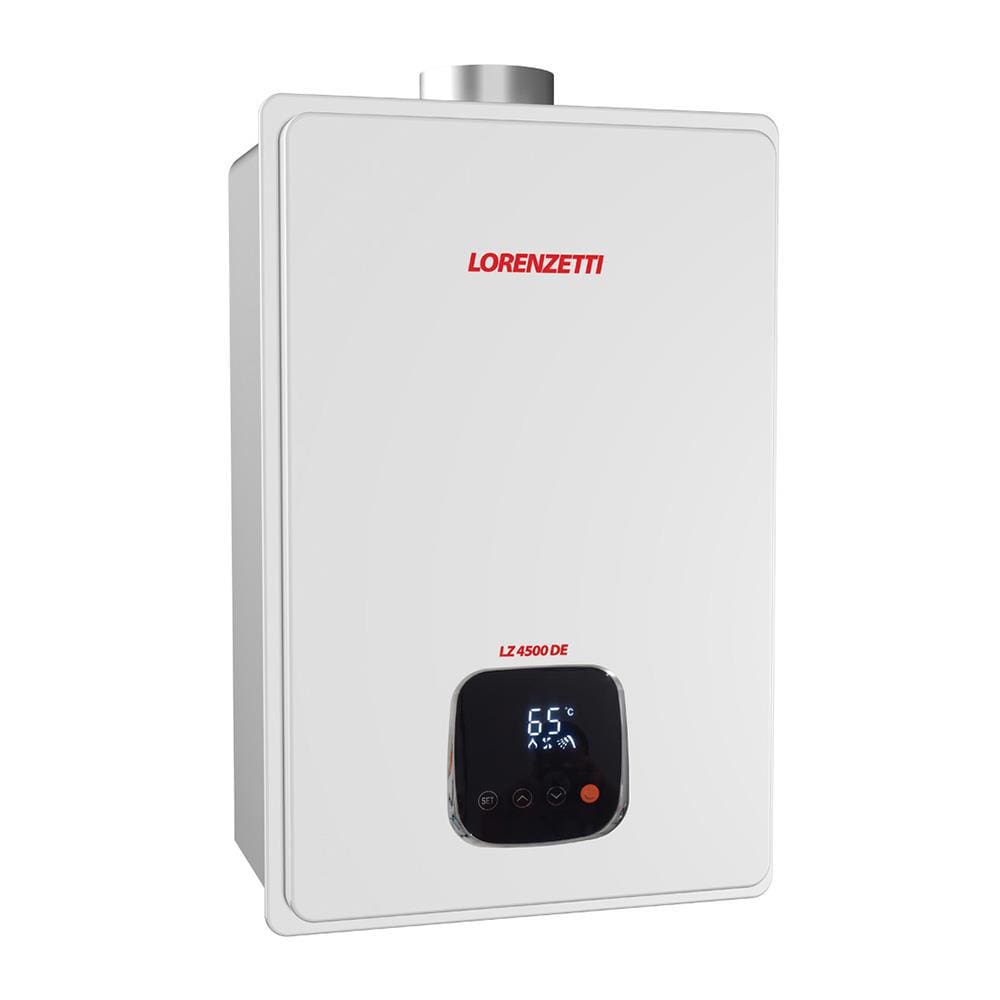 Aquecedor de Água a Gás Lorenzetti LZ 4500DE Por Exaustão Forçada Bivolt - GLP