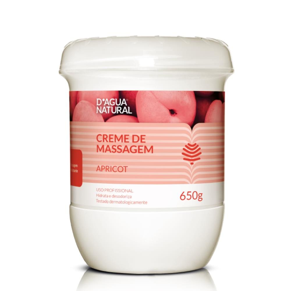 Creme de Massagem Des. e Hidratante Apricot D`Água Natural - 650g